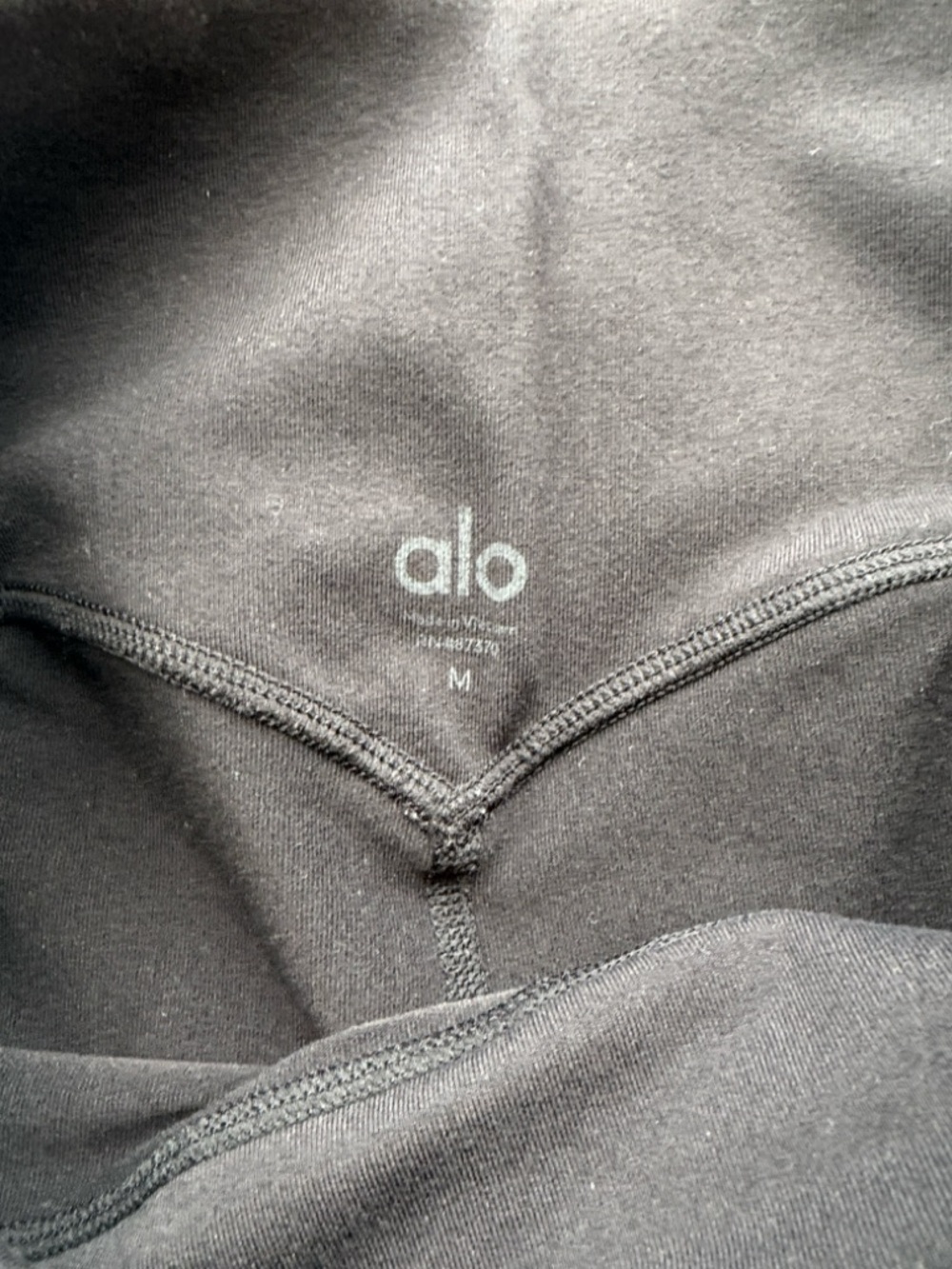 Alo Airbrush Goddess Leggings Black High Waisted Sculpting - Picture 9 of 9